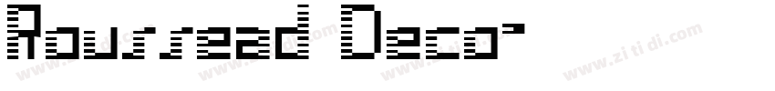Roussead Deco字体转换